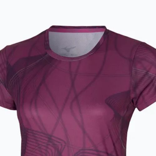 Футболка для бігу жіноча Mizuno Graphic Tee magenta haze