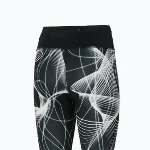 Легінси жіночі для бігу Mizuno Printed black