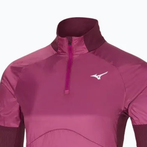 Лонгслів для бігу жіночий Mizuno Hybrid LS Tee magenta haze