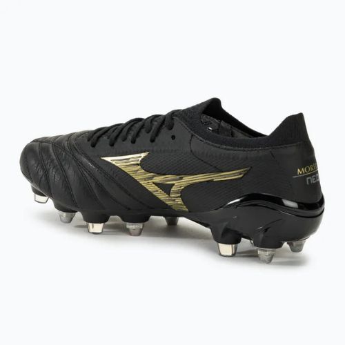 Кросівки футбольні чоловічі Mizuno Morelia Neo IV Beta SG black/gold/black
