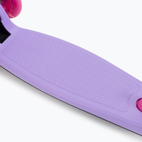 Самокат 3х колісний дитячий HUMBAKA Starshine LED фіолетовий