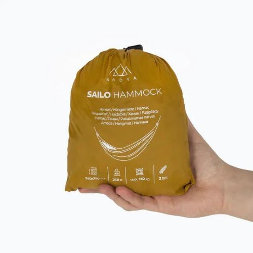 Туристичний гамак KADVA Sailo Hammock ультралегкий жовтий