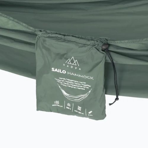 Туристичний гамак KADVA Sailo Hammock ультралегкий зелений