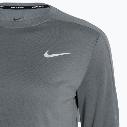 Лонгслів для бігу жіночий Nike Dri-Fit Crew-Neck smoke grey