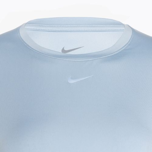 Футболка для бігу жіноча Nike One Classic Dri-Fit light armory blue/black