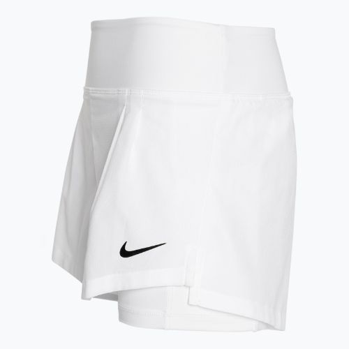 Шорти тенісні жіночі Nike Court Dri-Fit Advantage white/white/black