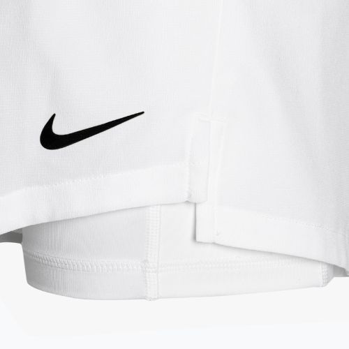 Шорти тенісні жіночі Nike Court Dri-Fit Advantage white/white/black