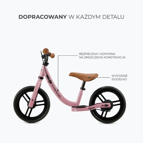 Біговел Kinderkraft Space deep pink