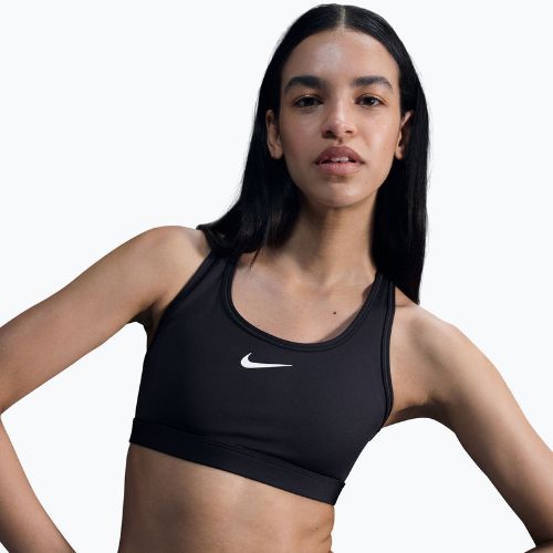 Бюстгальтер для тренувань Nike Swoosh Medium Support black/white