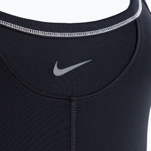 Комбінезон жіночий Nike One Dri-FIT Short black/light orewood brown/cool grey
