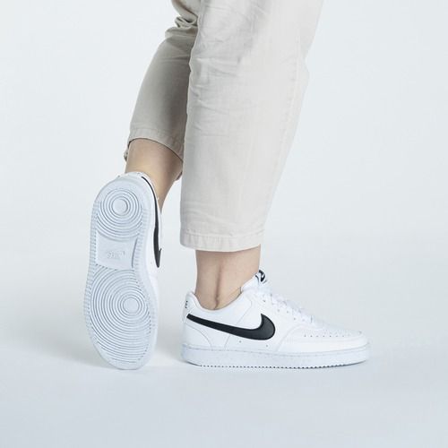 Кросівки жіночі Nike Court Vision Low Next Nature white//white/black