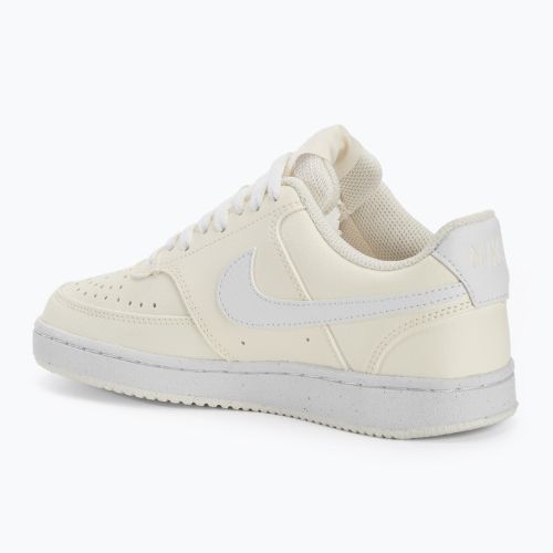 Кросівки жіночі Nike Court Vision Low Next Nature white / black / pale ivory