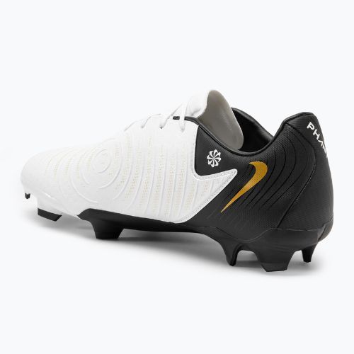 Кросівки футбольні Nike Phantom GX II Academy FG/MG white / metallic gold coin / black