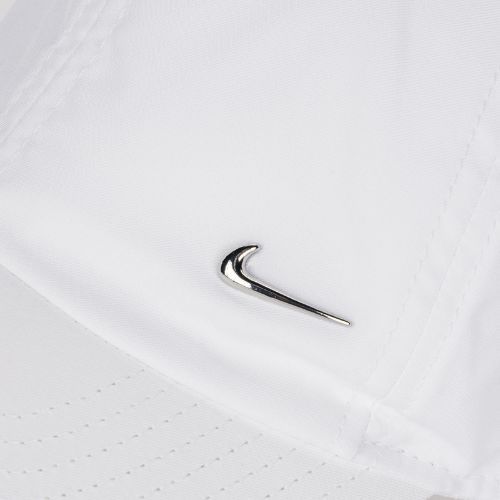 Кепка Nike Dri-Fit Club Unstructured Metal Swoosh white/metallic silver