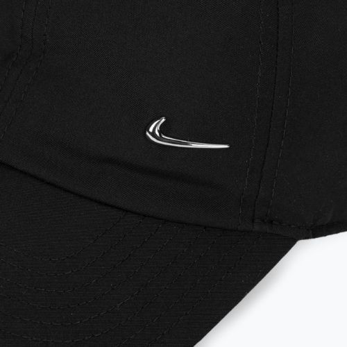 Кепка Nike Dri-Fit Club Unstructured Metal Swoosh black/metallic silver