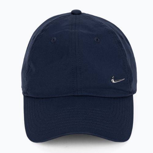 Кепка Nike Dri-Fit Club Unstructured Metal Swoosh midnight navy/metallic silver