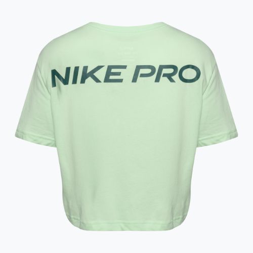 Футболка тренувальна жіноча Nike Pro Dri-Fit Cropped vapour green