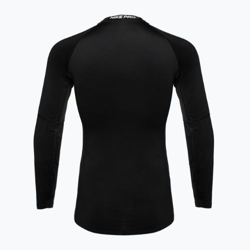 Кофта для тренувань чоловічий Nike Pro Dri-Fit Tight Fitness black/white