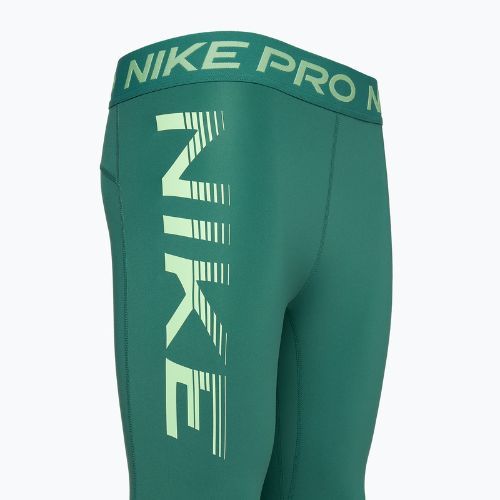 Легінси для тренувань жіночі Nike Pro Dri-FIT Mid-Rise 7/8 Graphic bicoastal/vapour green/white