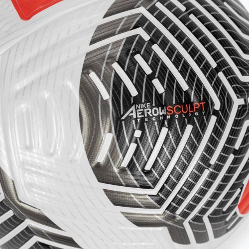 М'яч футбольний Nike Flight white/black/bright crimson розмір 5