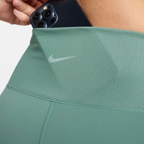 Шорти жіночі Nike One Rib High-Waisted 5" Biker bicoastal/white