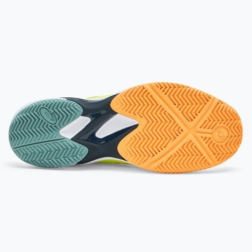 Кросівки для паделю чоловічі ASICS Solution Swift FF 2 safety yellow/stadium orange