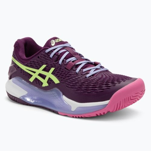 Кросівки для паделю жіночі ASICS Gel-Resolution 9 deep mauve/lime green