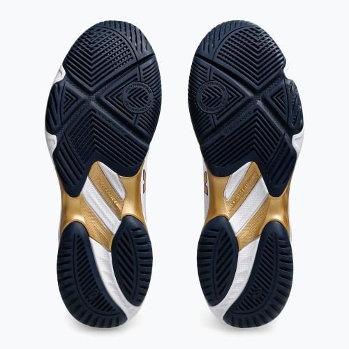 Кросівки жіночі ASICS Netburner Ballistic FF 3 white/pure gold