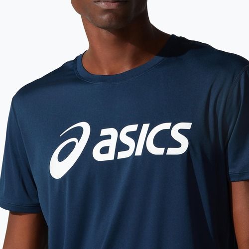 Футболка для бігу чоловіча ASICS Core Top french blue/brilliant white