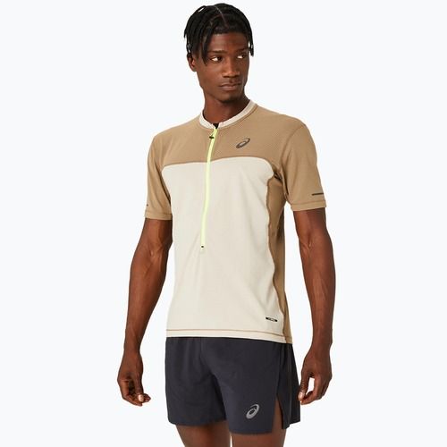 Футболка для бігу чоловіча ASICS Fujitrail feather grey/pepper