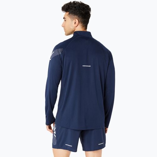 Кофта для бігу чоловіча ASICS Icon 1/2 Zip performance blue expanse