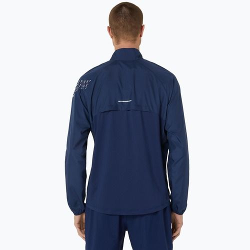 Куртка для бігу чоловіча ASICS Icon blue expanse / birch