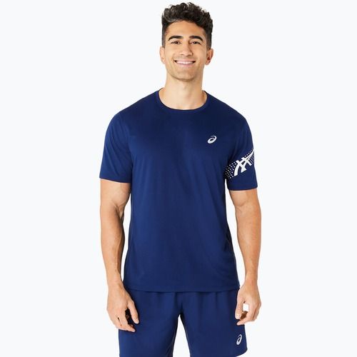 Футболка для бігу чоловіча ASICS Icon Top blue expanse/brich