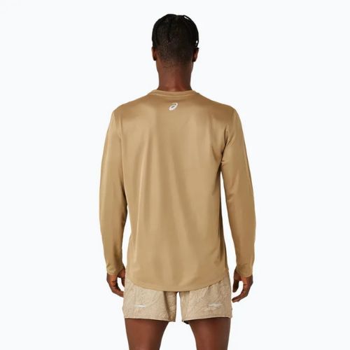 Кофта для бігу чоловіча ASICS Fujitrail Logo pepper/feather grey/oatmeal