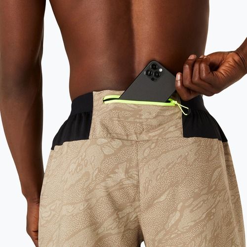 Шорти для бігу чоловічі ASICS Fujitrail All Over Print 5IN pepper