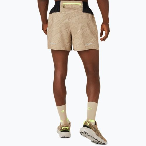 Шорти для бігу чоловічі ASICS Fujitrail All Over Print 5IN pepper