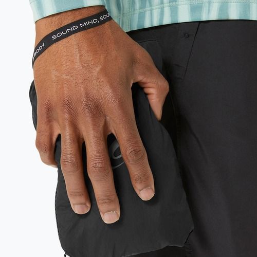 Куртка для бігу чоловіча ASICS Road Packable performance black