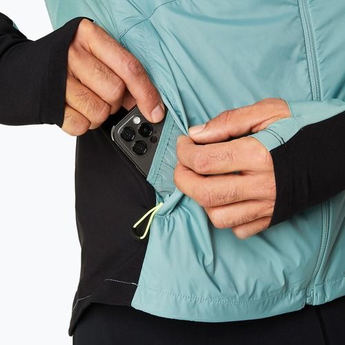 Куртка для бігу чоловіча ASICS Road Winter celadon