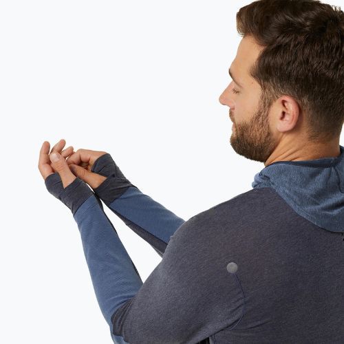 Кофта для бігу чоловіча ASICS Metarun Winter LS Hoodie midnight