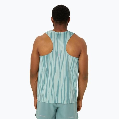 Топ для бігу чоловічий ASICS  Road All Over Print Singlet light celadon/celadon