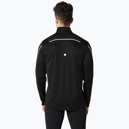 Кофта для бігу чоловічий ASICS Road Lite-Show 1/2 Zip performance black