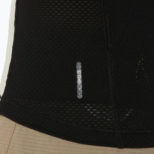 Футболка для бігу жіноча ASICS Fuijtrail Top oatmeal/performance black