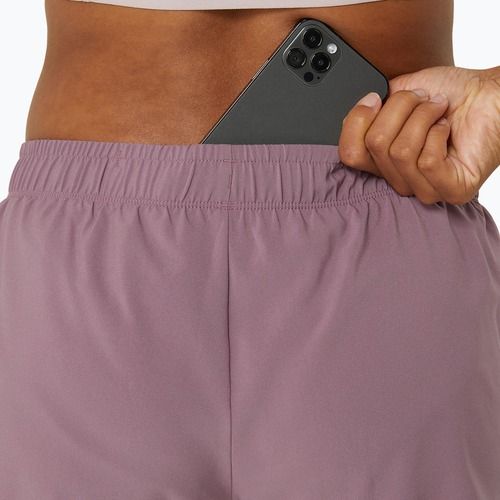 Шорти для бігу жіночі ASICS Icon 4IN dusty mauve