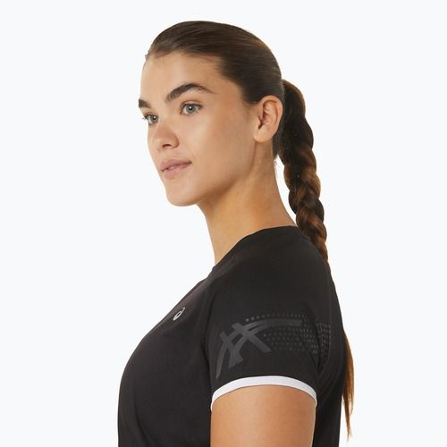 Футболка для бігу жіноча ASICS Icon Top preformance black