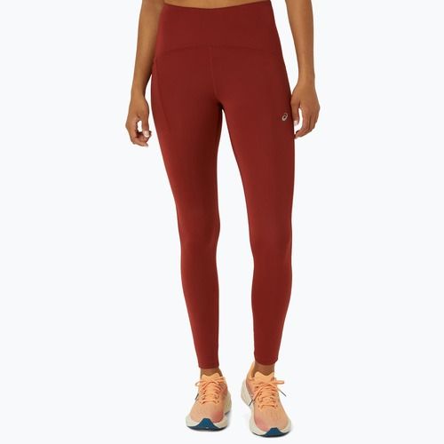 Легінси для бігу жіночі ASICS Road High Waist deep red