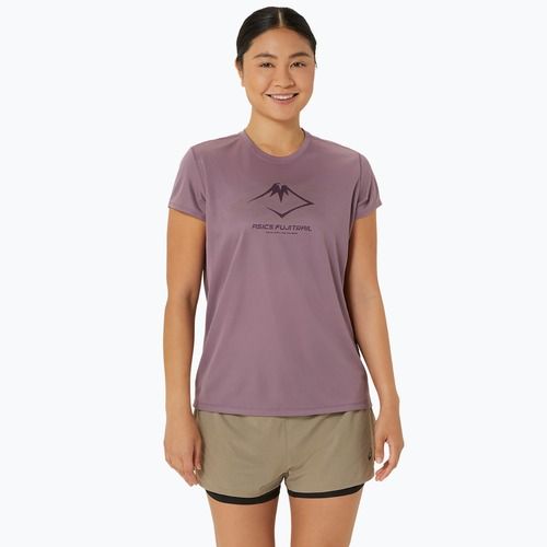 Футболка для бігу жіноча ASICS Fujitrail Logo dusty mauve