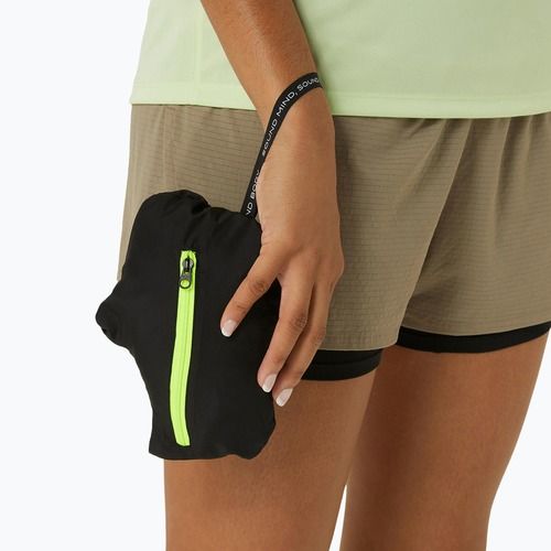 Куртка для бігу жіноча ASICS Fujitrail Packable performance black