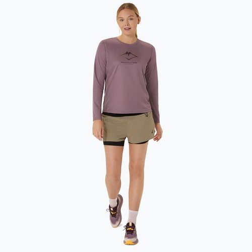 Кофта для бігу жіноча ASICS Fujitrail Logo dusty mauve