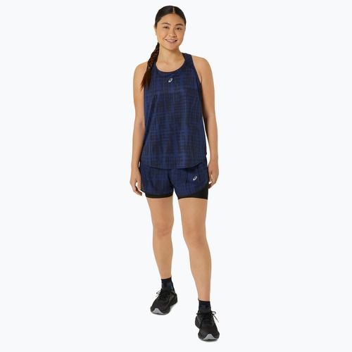 Топ для бігу жіночий ASICS Road All Over Print Tank midnight