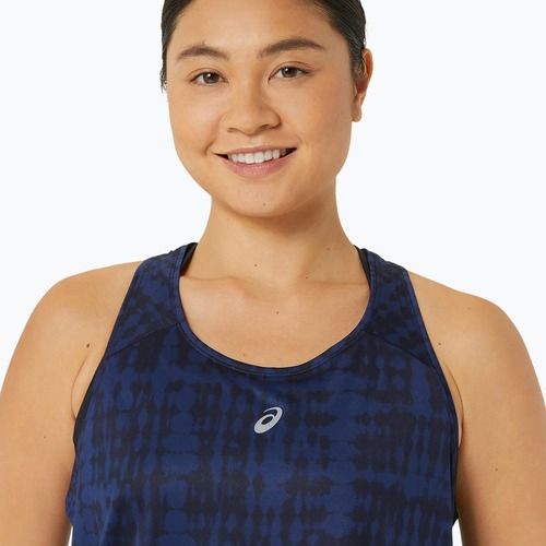 Топ для бігу жіночий ASICS Road All Over Print Tank midnight